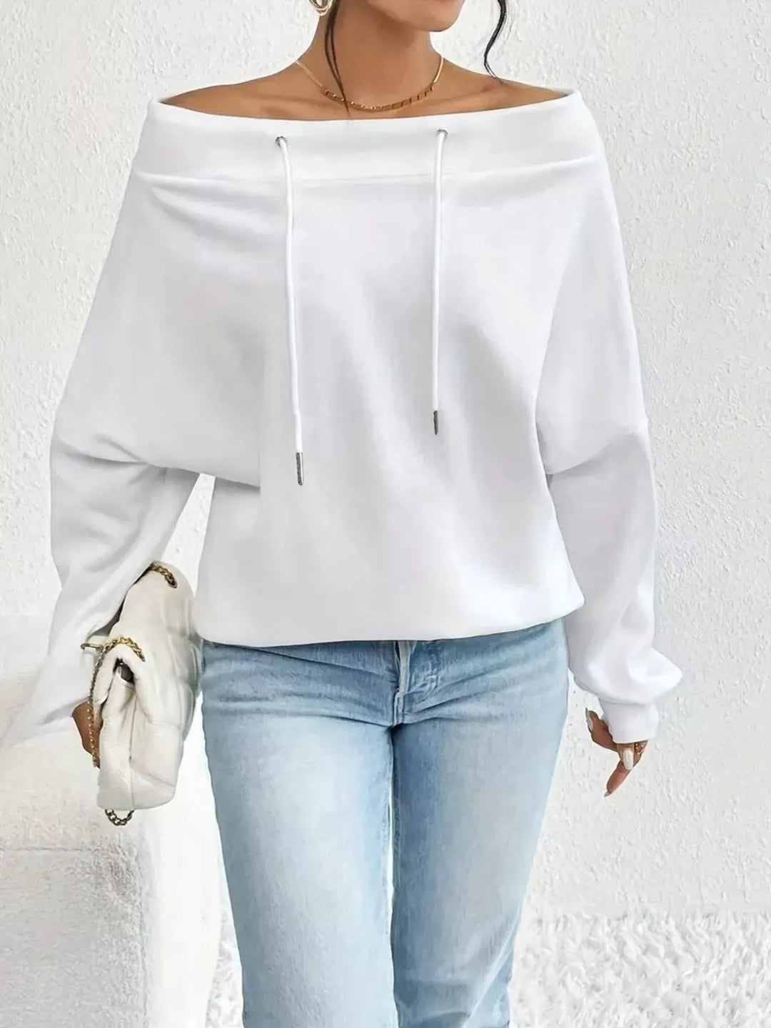 drawstring casual top lifestyle daily wear styling