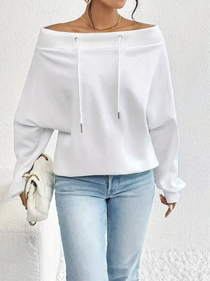 drawstring casual top lifestyle daily wear styling