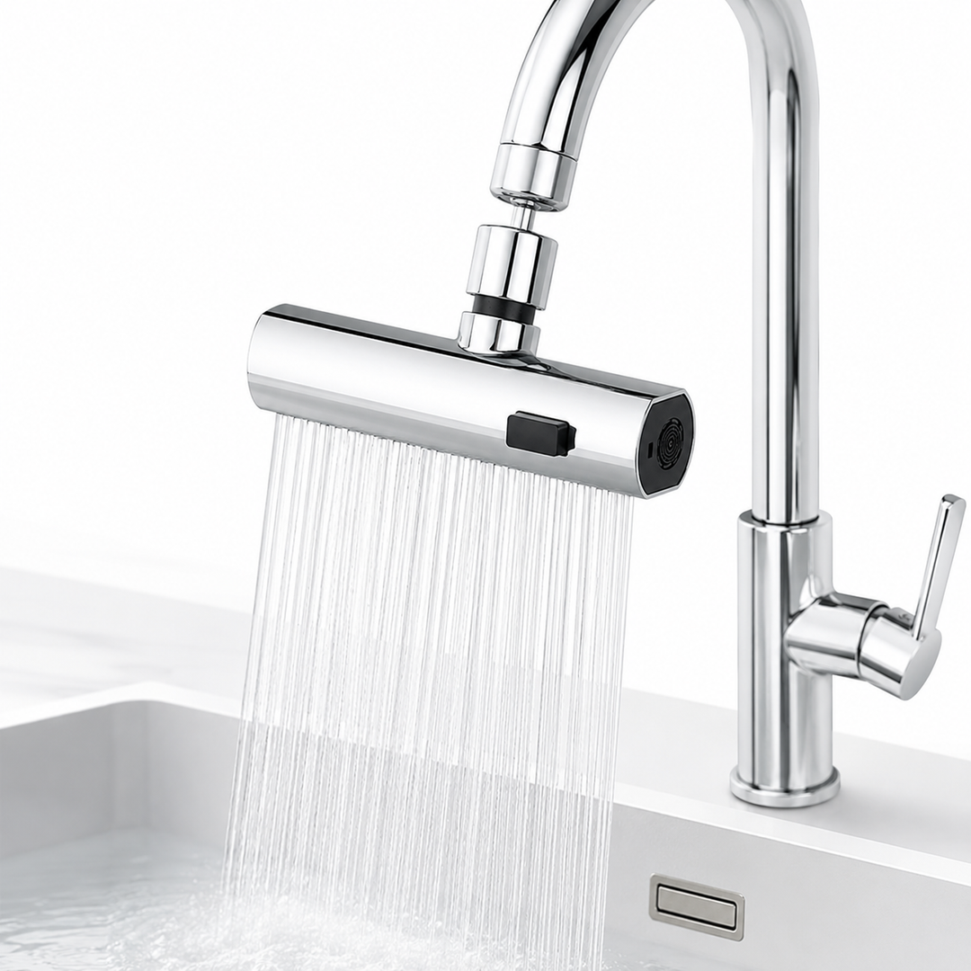 Kitchen Faucet Extensions - 3-in-1 Rotating Nozzle Head