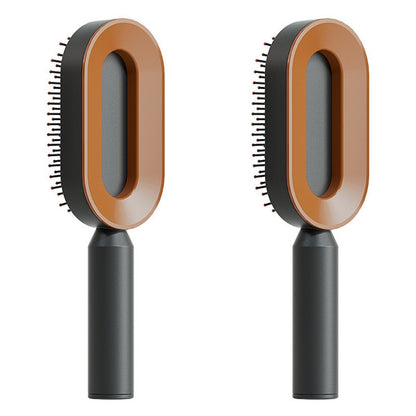 Self Cleaning Hair Brush – Detangle & Shine
