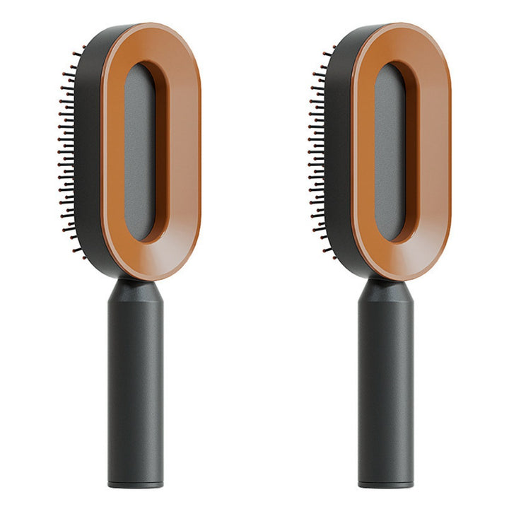 Self Cleaning Hair Brush – Detangle &amp; Shine