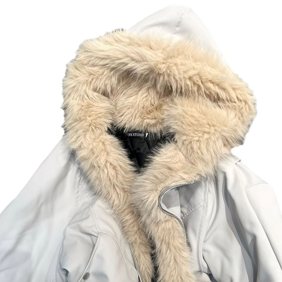 Unisex Hooded Furry Coat – Ultra-Warm Street Style