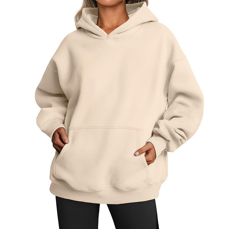 Oversized Women Hoodie With Pockets Casual Pullover Style