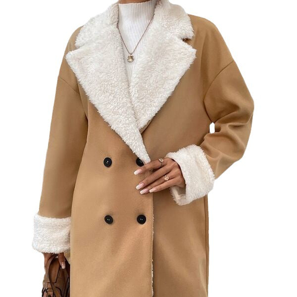Leisure Commute Woolen Coat everyday business outfit pairing example