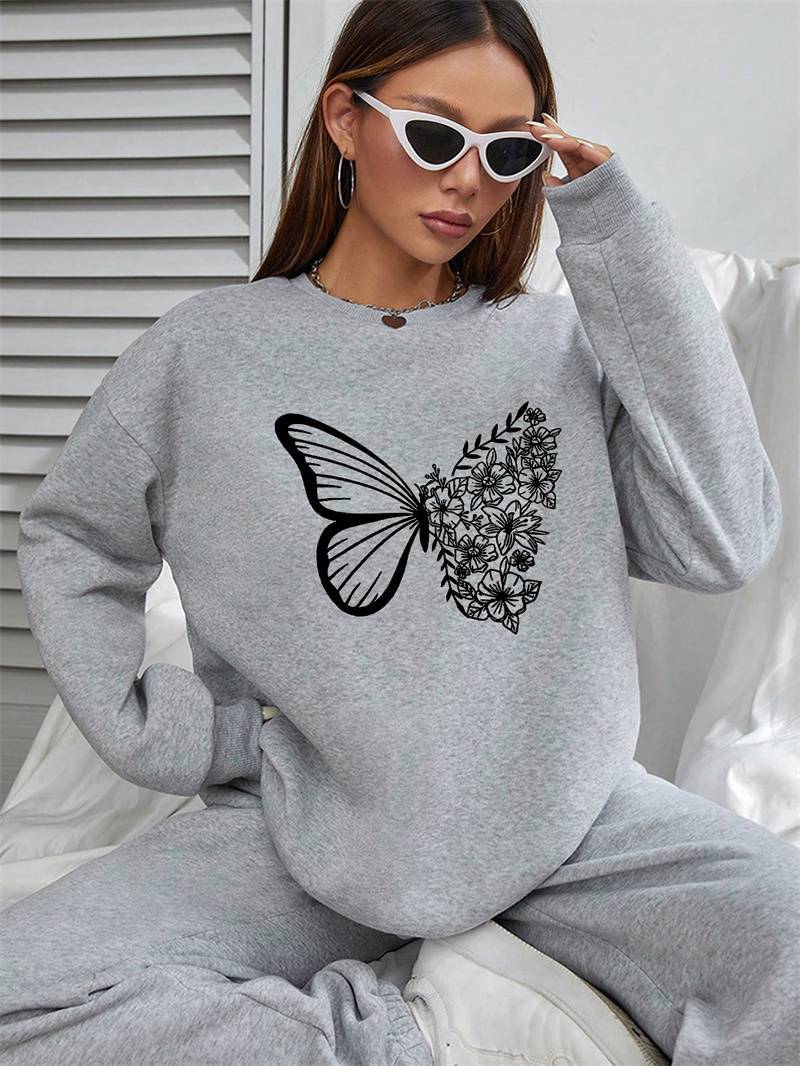 Women's Crew Neck Sweatshirt - Cozy, Soft & Daily Ready - www.PrintOne1.com