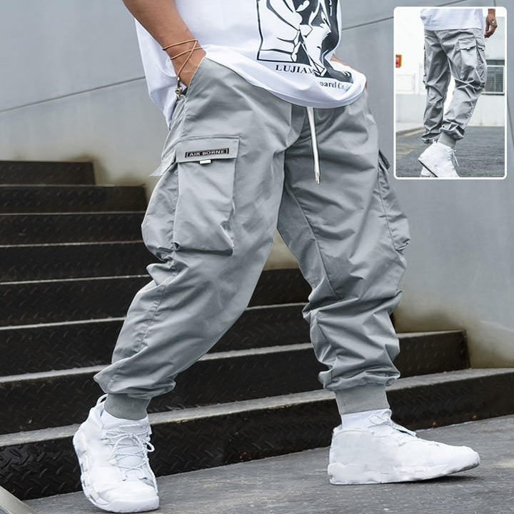 Men’s Hip Hop Cargo Pants - Multi Pocket Streetwear