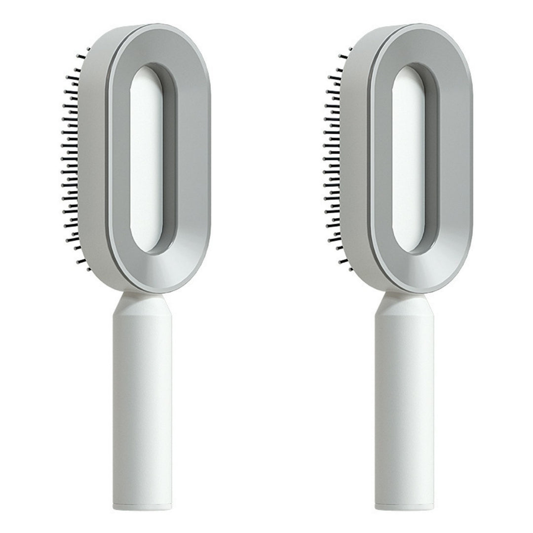Self Cleaning Hair Brush – Detangle &amp; Shine