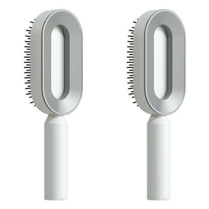 Self Cleaning Hair Brush – Detangle & Shine