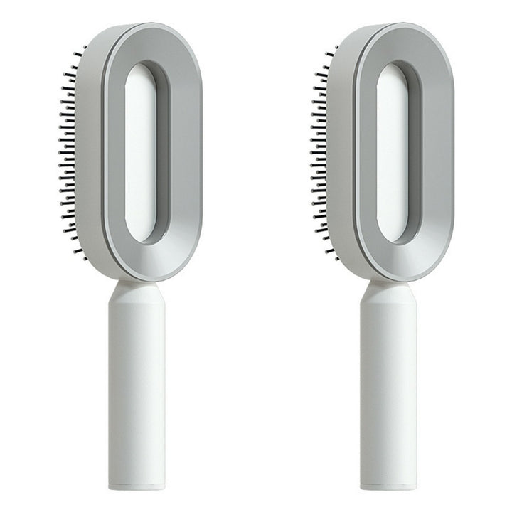 Self Cleaning Hair Brush – Detangle &amp; Shine