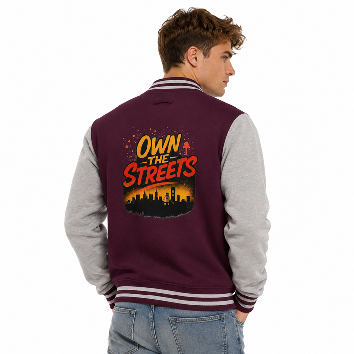 Varsity Jacket - Own the Streets Unisex Streetwear Look
