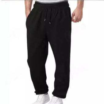 men's casual sweatpants in pink thick knit for cozy nights in, relaxed gym commutes and laid back airport looks  
