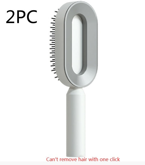 Self Cleaning Hair Brush – Detangle & Shine