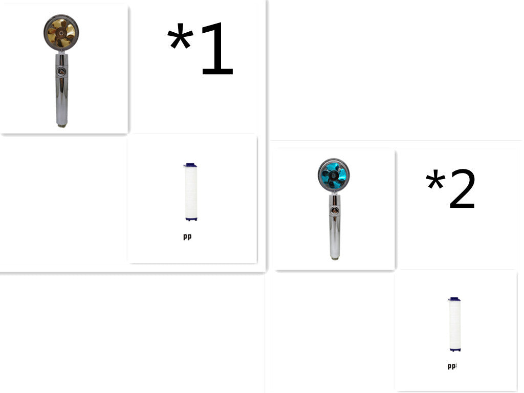 Water Saving Shower Head - Turbo Fan High Pressure Kits