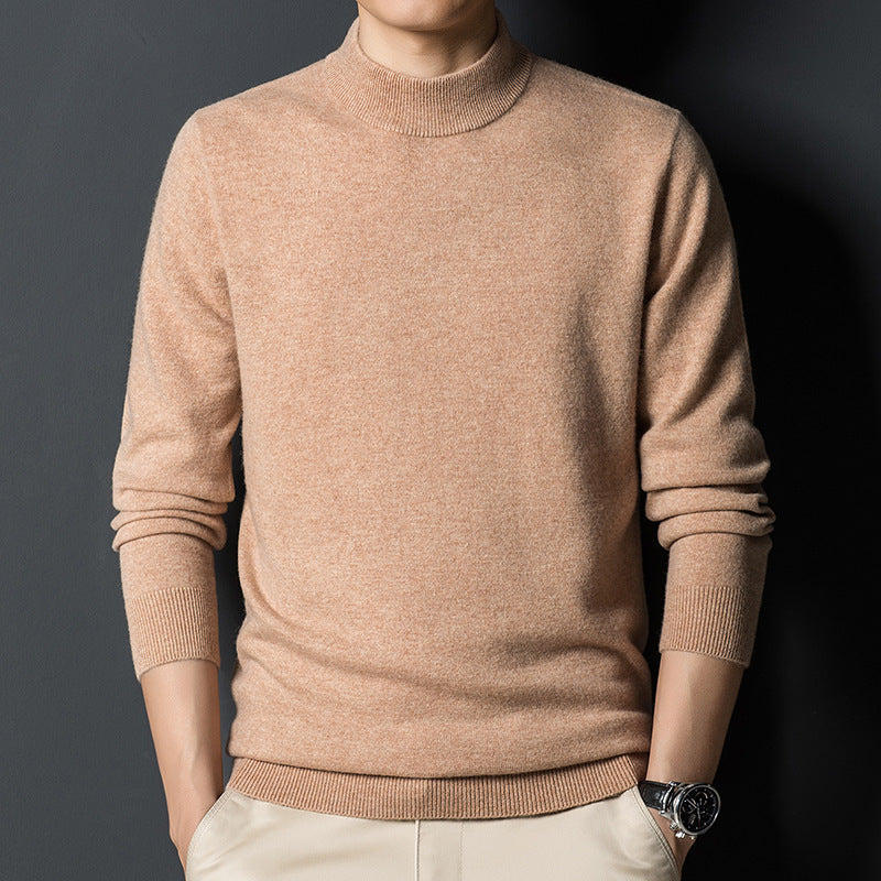 Men’s Slim-Fit Mock-Neck Long-Sleeve Top Comfort Dailys