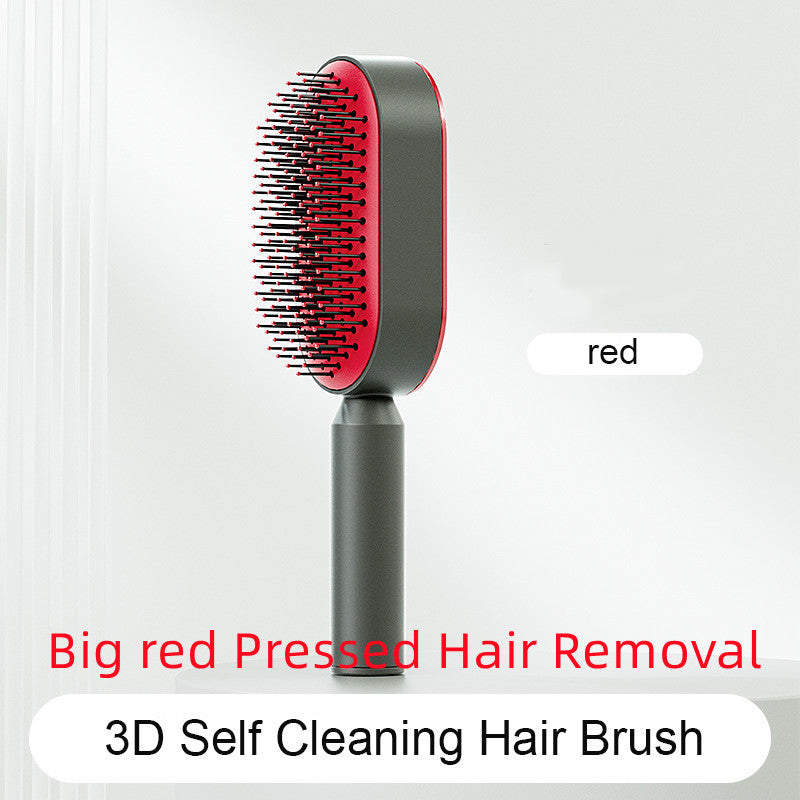 Self Cleaning Hair Brush – Detangle & Shine