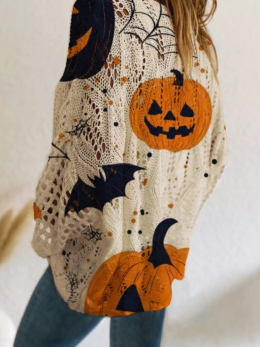 pumpkin sweater khaki alternate view original product photograph