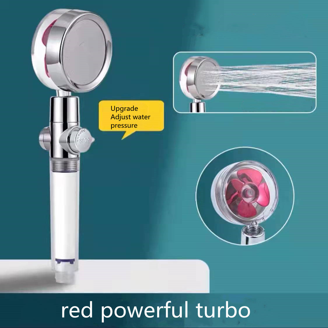 Water Saving Shower Head - Turbo Fan High Pressure Kits