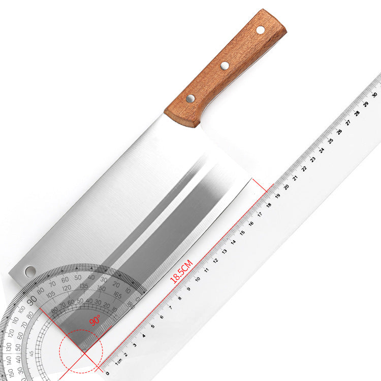 stainless steel knife clean design positioned beside fresh ingredients