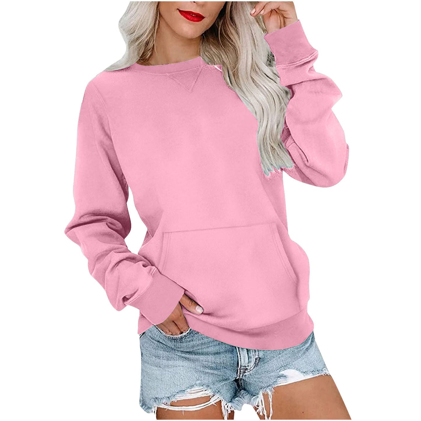 Women's Loose Long Sleeve Sweater – Cozy & Loose Fit