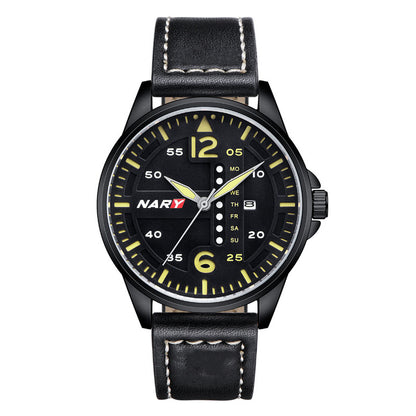 Men's Quartz Watch For Refined Everyday Confidence Look