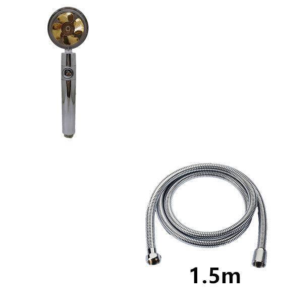 Propeller Driven Shower Head – Turbo Pressure, Save