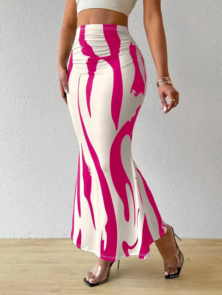 Zebra Slimming Dress for Women – Elegant Flattering Fit