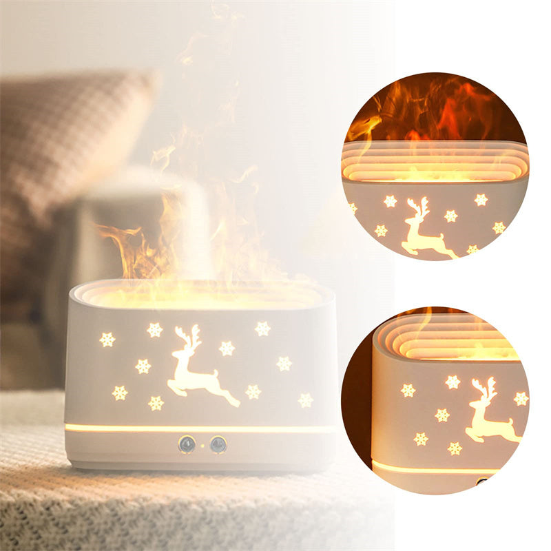 Elk Flame Humidifier Diffuser – Sleep Better Now