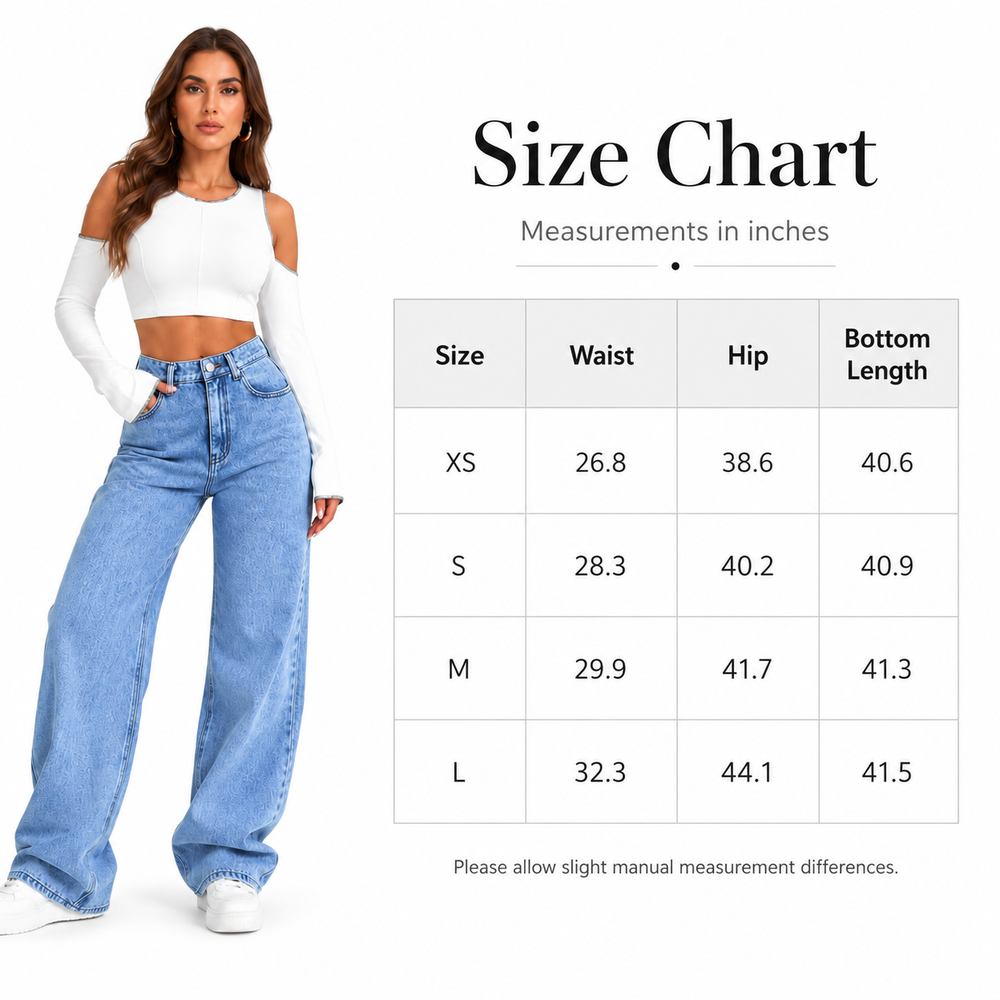 Pocketed womens wide leg jeans in cotton rich denim with high waist shape for relaxed daily wear and simple styling all week.