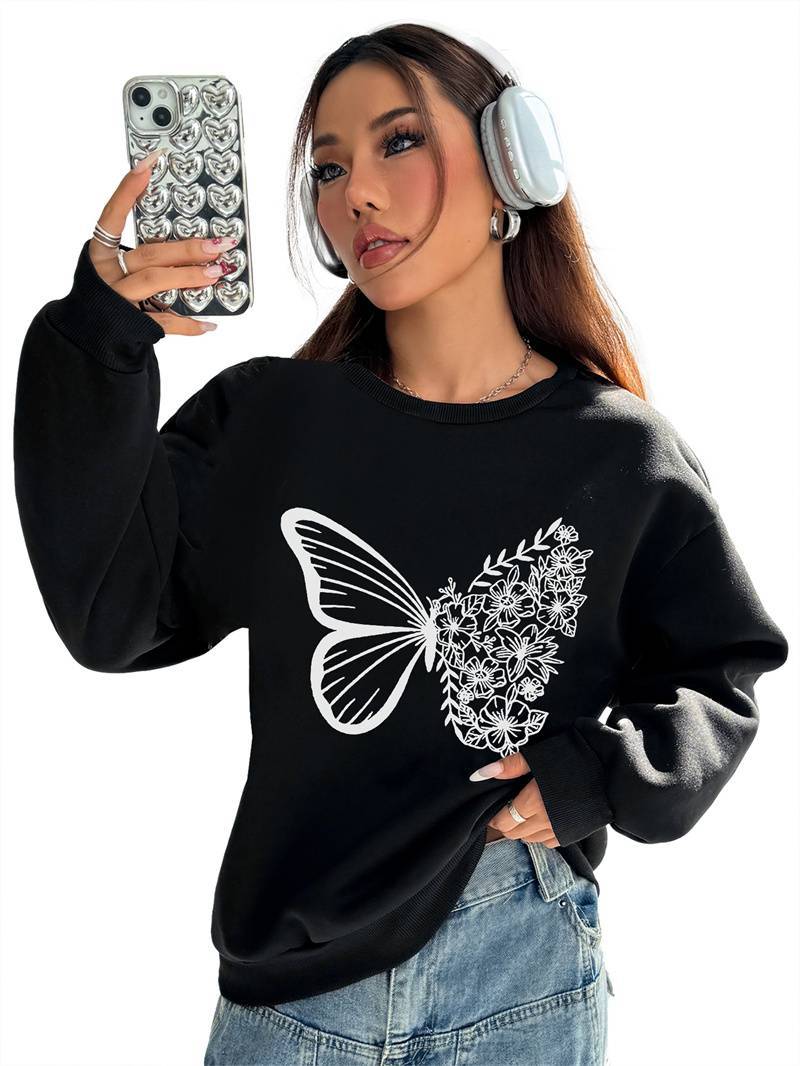 Women's Crew Neck Sweatshirt - Cozy, Soft & Daily Ready - www.PrintOne1.com