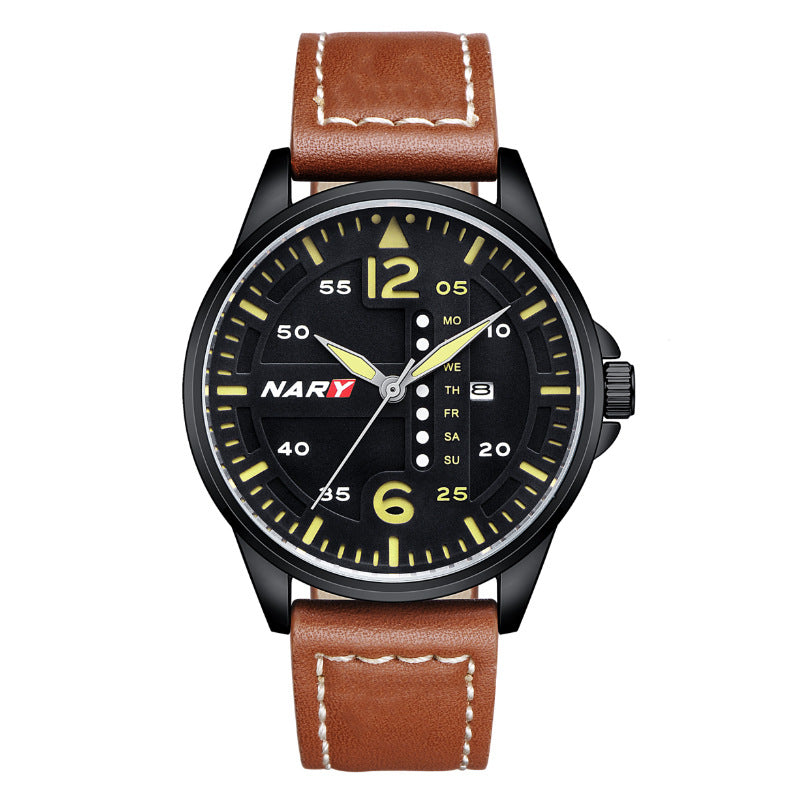 Men's Quartz Watch For Refined Everyday Confidence Look
