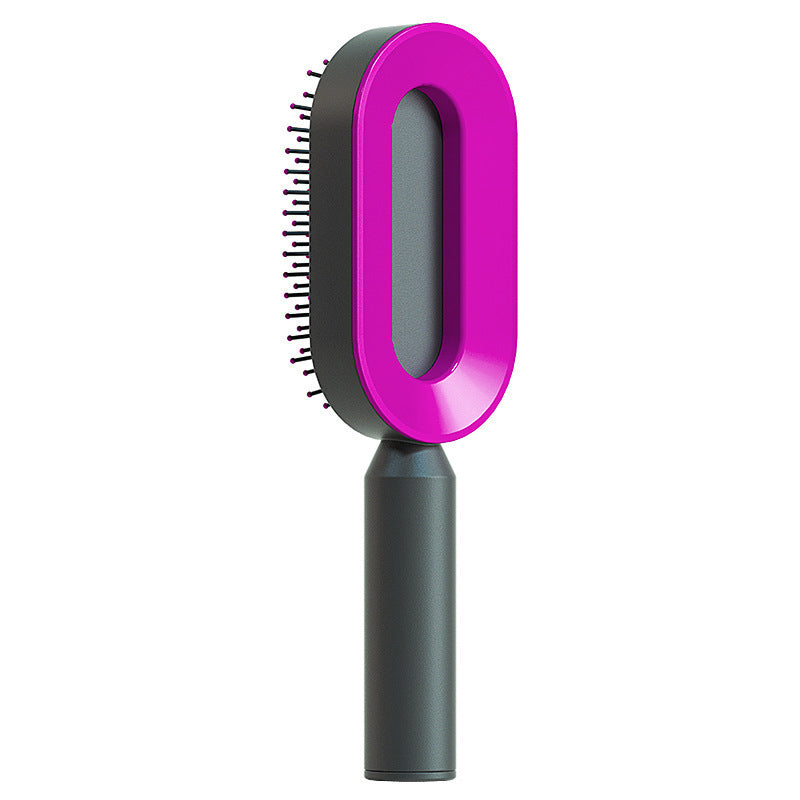 Self Cleaning Hair Brush – Detangle &amp; Shine