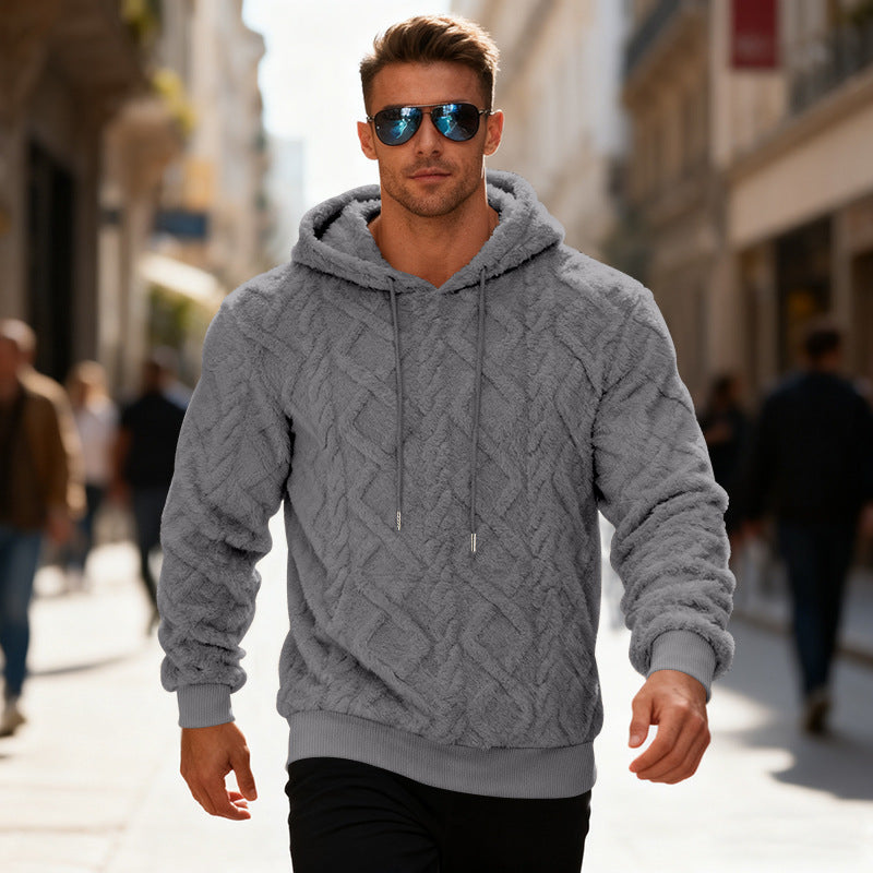 Mens Hoodies - Cozy Fleece Lined Pullover Streetwear XL