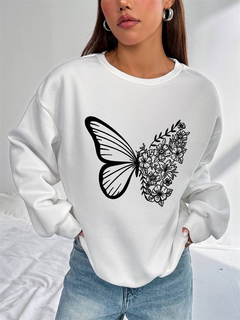 Women's Crew Neck Sweatshirt - Cozy, Soft & Daily Ready - www.PrintOne1.com