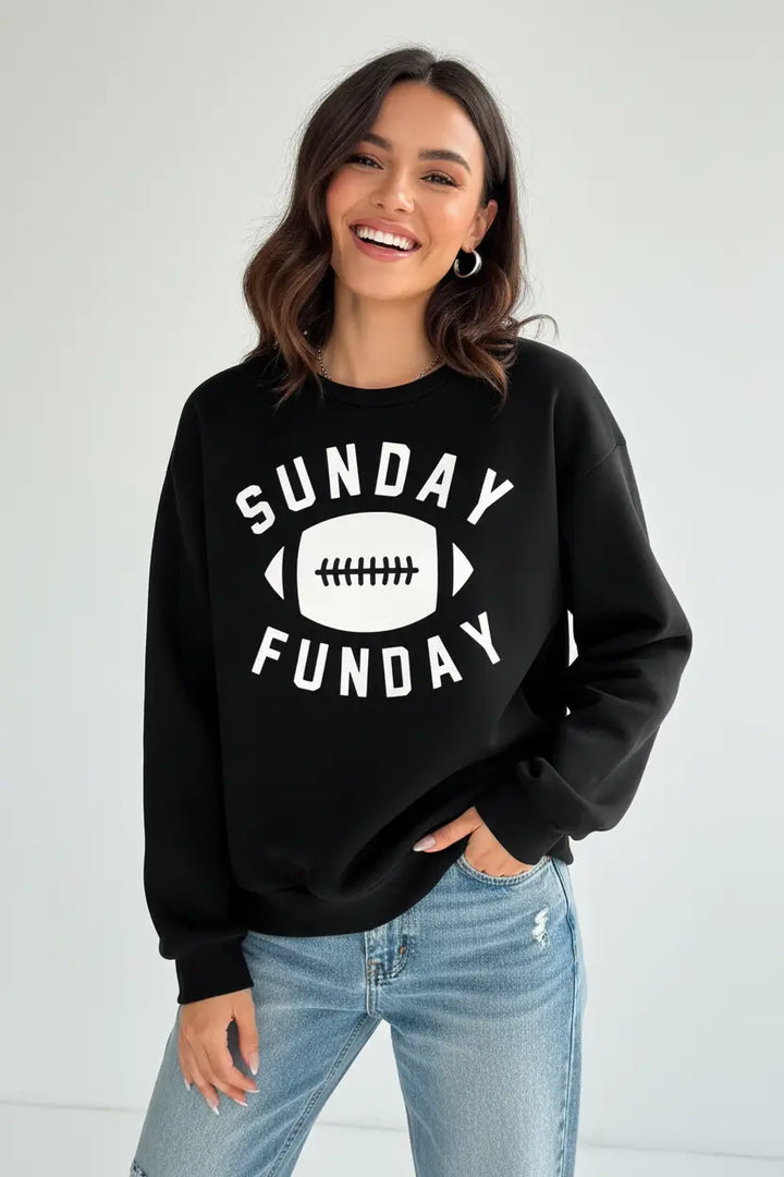 Women’s Crew Neck Sweatshirt regular fit silhouette casual outfit