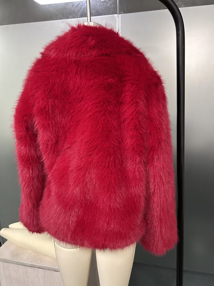 faux fur jacket catalog image 5 showing sizes S to 2XL with verified details and available options for online product review.