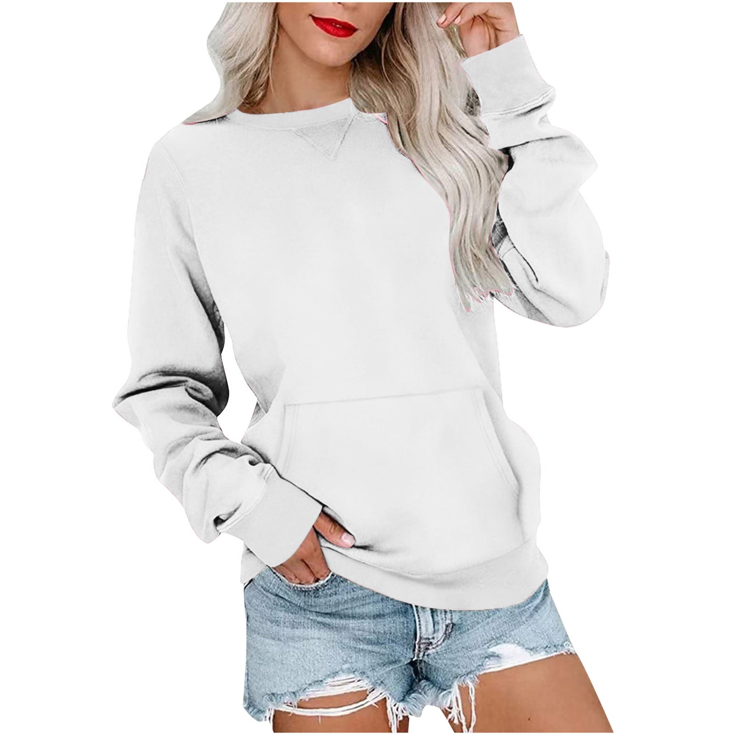 Women's Loose Long Sleeve Sweater – Cozy & Loose Fit