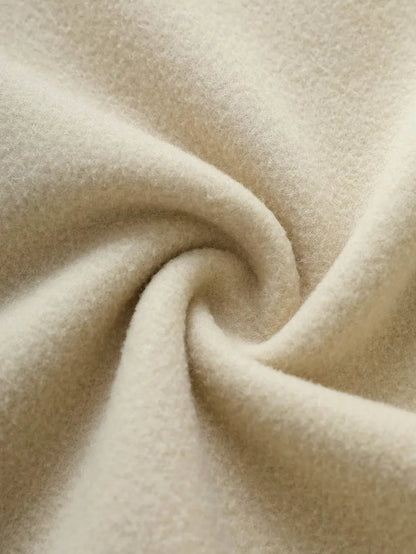 faith over fear hoodie cuff and hem ribbing close up to show stretch recovery and neat finish for daily wear
