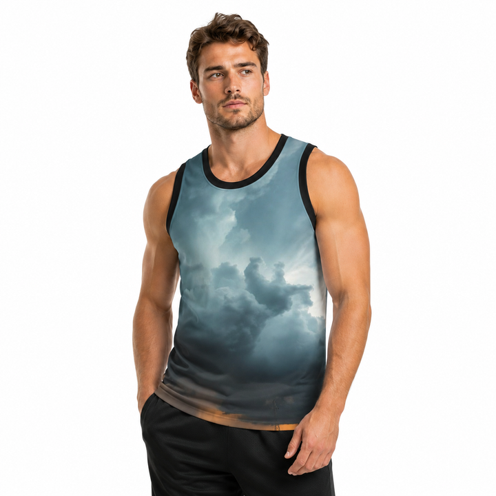 Unisex sports jersey worn over a fitted tee for casual layered street style