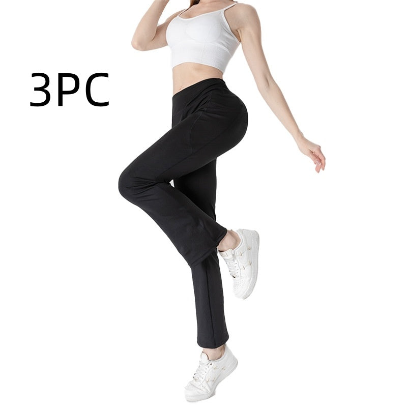 Mid Waist Slimming Cropped Pants – Tummy Control