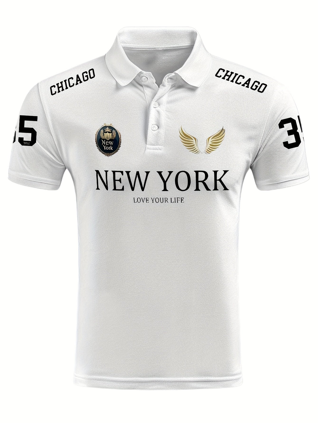 Men's Breathable Polyester Shirt – Cool Summer Comfort