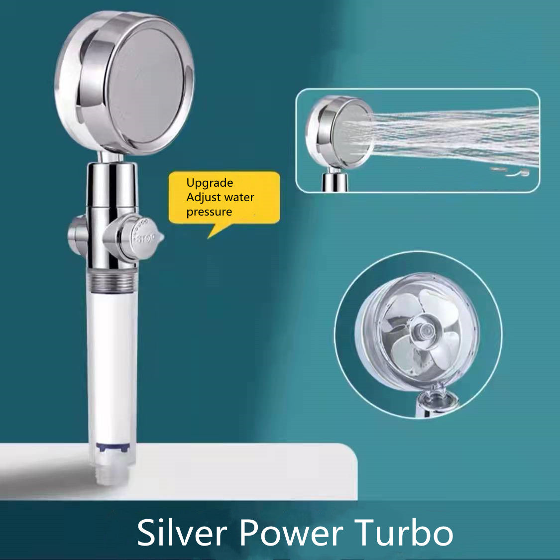 Water Saving Shower Head - Turbo Fan High Pressure Kits