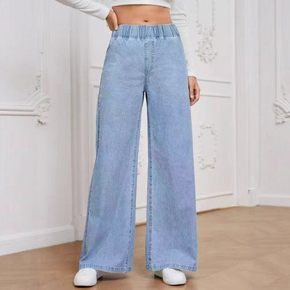 straight leg plus size jeans light blue wash detailed zip placket and waistband finish