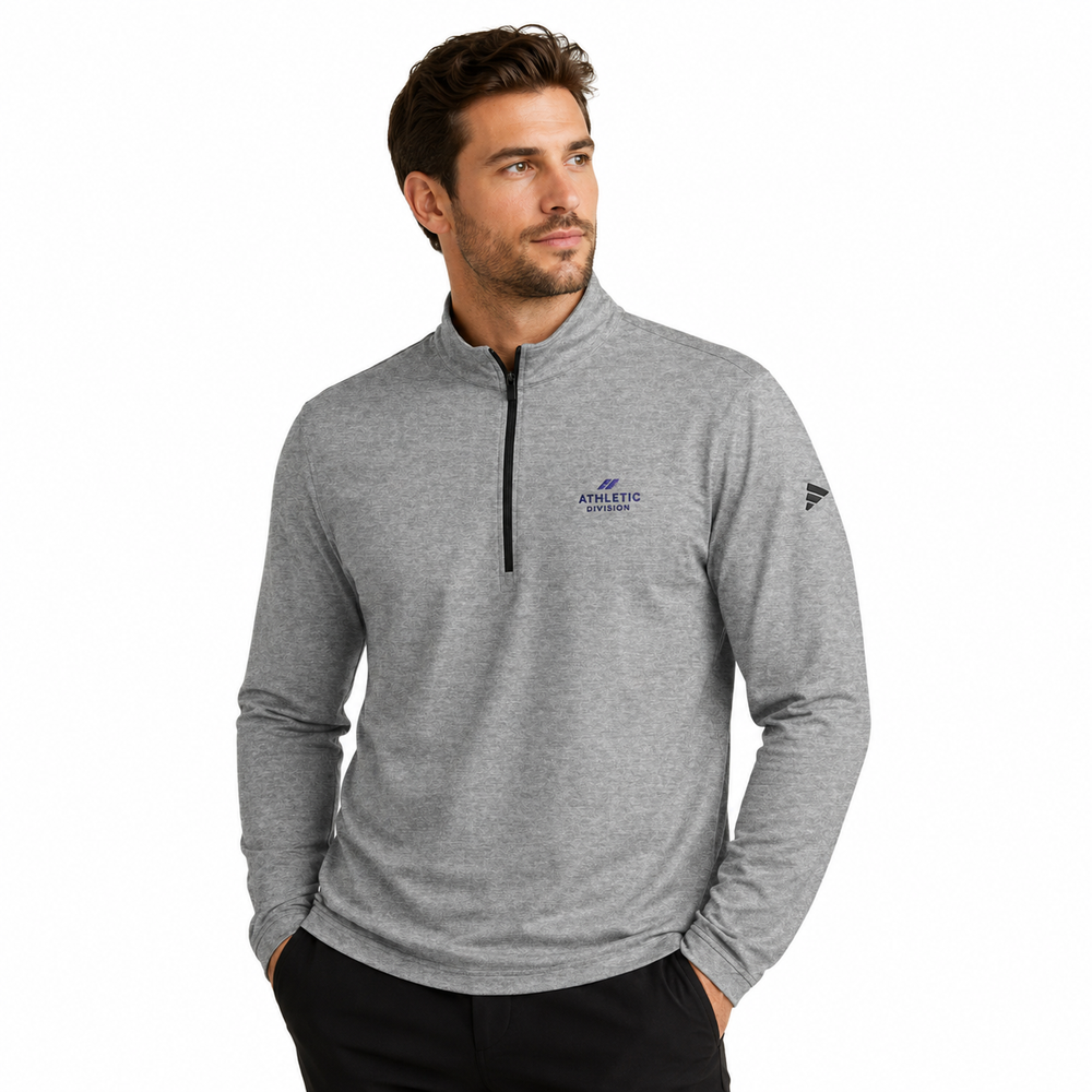 Men's recycled polyester pullover styled for sunny outdoor training days