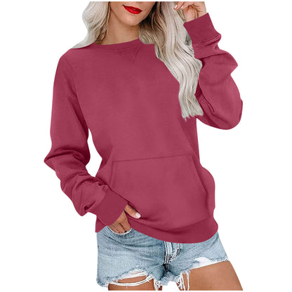 Women's Loose Long Sleeve Sweater – Cozy & Loose Fit