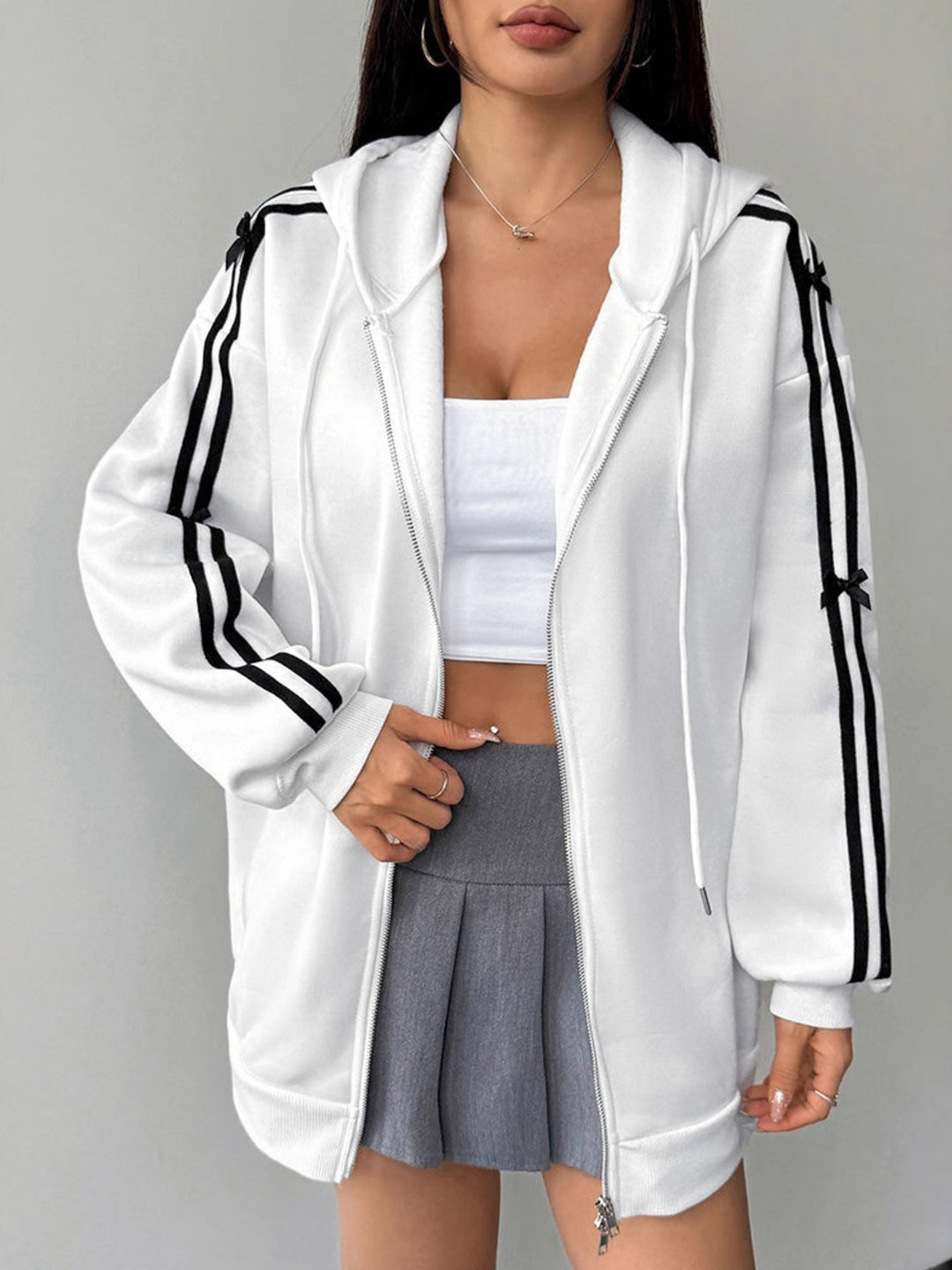 drawstring hoodie women relaxed fit comfortable daily wear