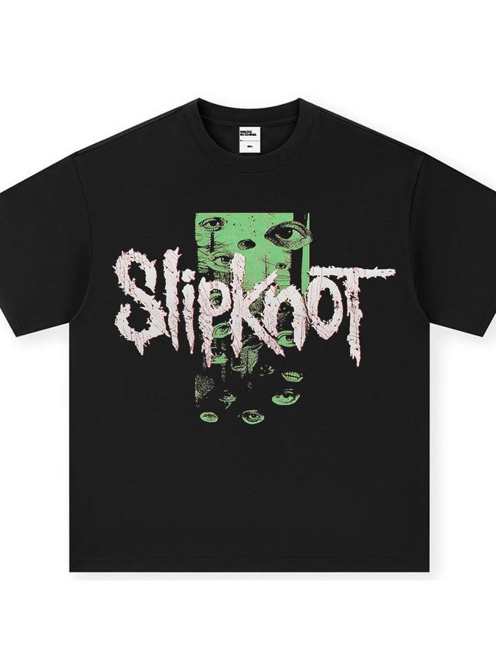 men graphic tee hemline detail with vintage fade effect on black fabric