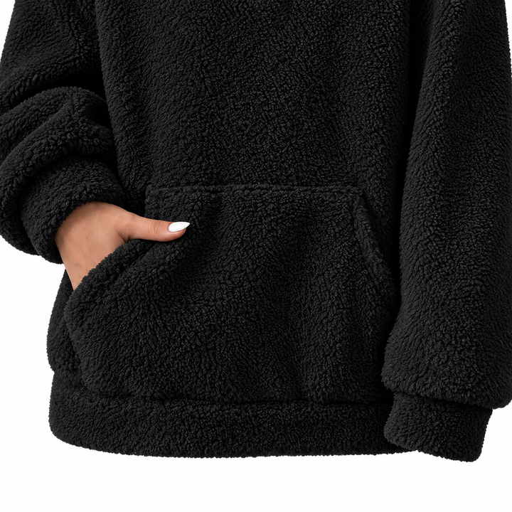 Close-up of the Black pullover&
