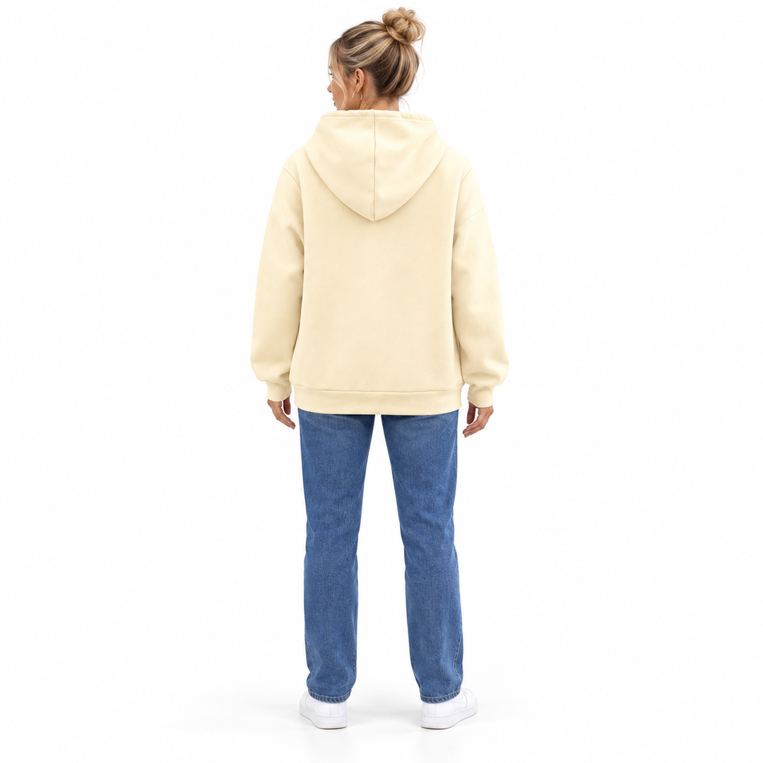 Heart Hoodie for Women with a Faith Print and Loose Fit