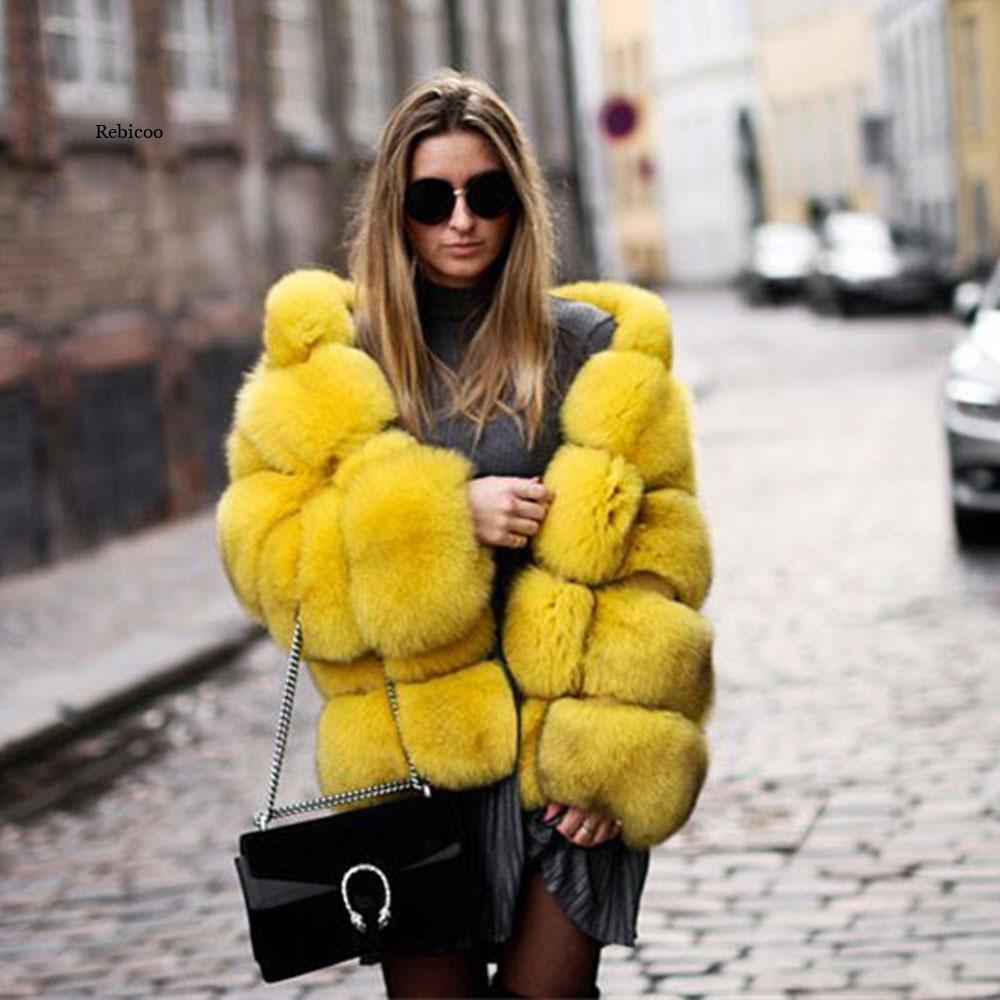 hooded fur coat women patchwork leather detailing