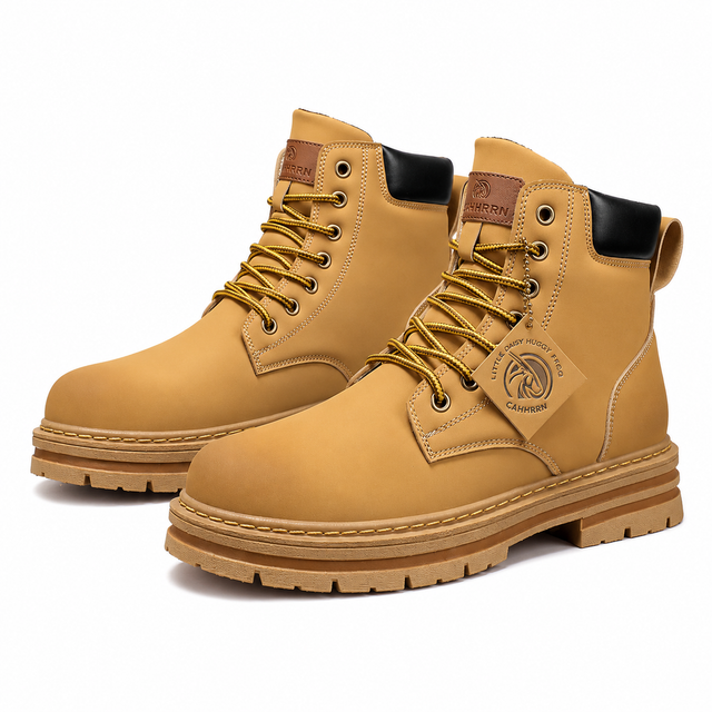 Men's Ankle Boots with Lace-Up Design for Everyday Wear
